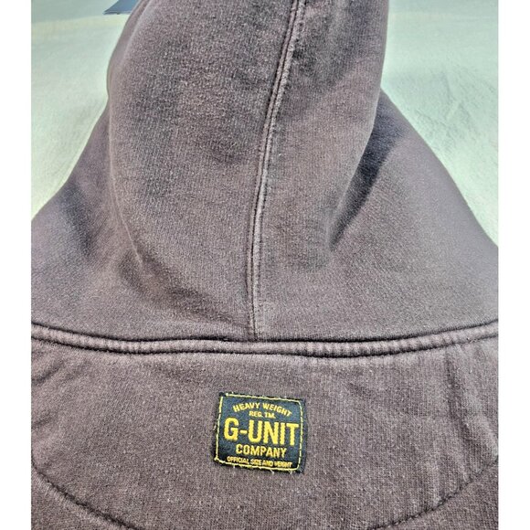G-Unit Hoodie Men’s 3XL Brown Heavyweight Pullover Workwear Gorilla Unit 50 Cent - Picture 7 of 16